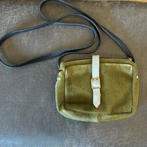 Clare Vivier pony hair crossbody bag